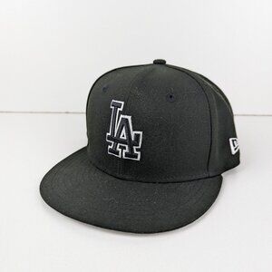 New Era Los Angeles Dodgers 9FIFTY Adjustable Snap-Back Cap Black Youth MLB